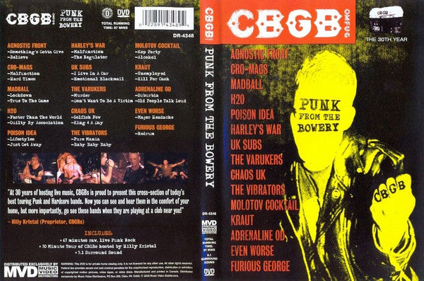 Various : CBGB Punk From The Bowery (DVD-A, Comp, 5.1)