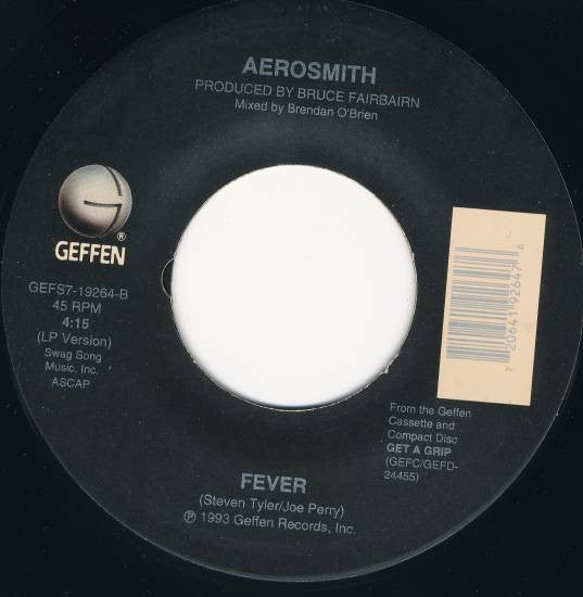 Aerosmith : Amazing (7", Single, Glo)