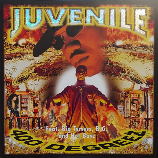 Juvenile (2) : 400 Degreez (2xLP, Album, Club, RE, RP, Yel)