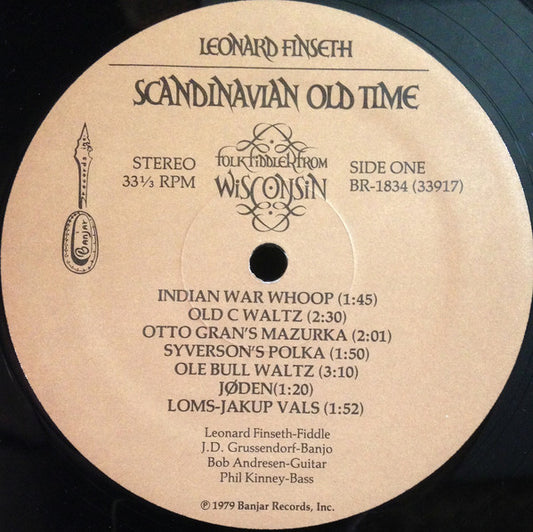 Leonard Finseth : Scandinavian Old Time (LP, Album)