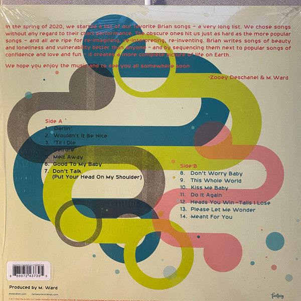 She & Him : Melt Away: A Tribute to Brian Wilson (LP, Album, Club, Ora)