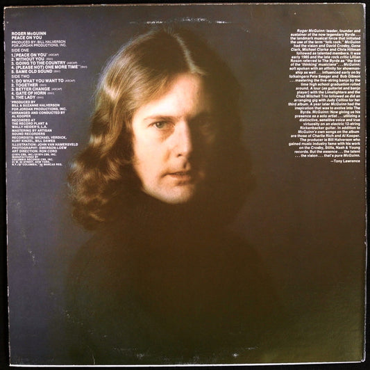 Roger McGuinn : Peace On You (LP, Album, San)