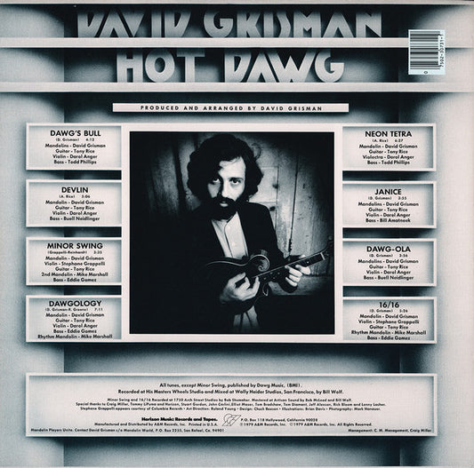 David Grisman : Hot Dawg (LP, Album, Ter)