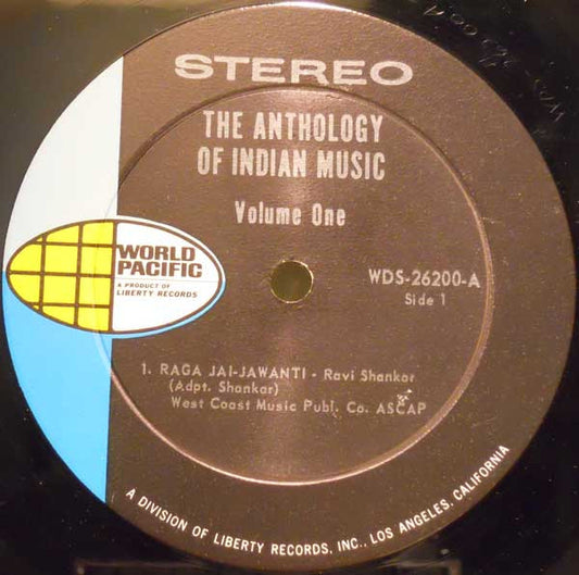 Various : The Anthology Of Indian Music Volume One (3xLP, Comp + Box)