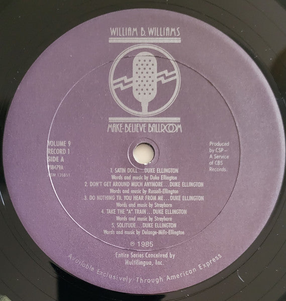 William B. Williams (2) : Make-Believe Ballroom Vol. 9 (Box, Ltd + 4xLP, Comp)