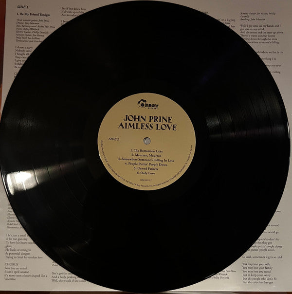 John Prine : Aimless Love (LP, Album, RE)