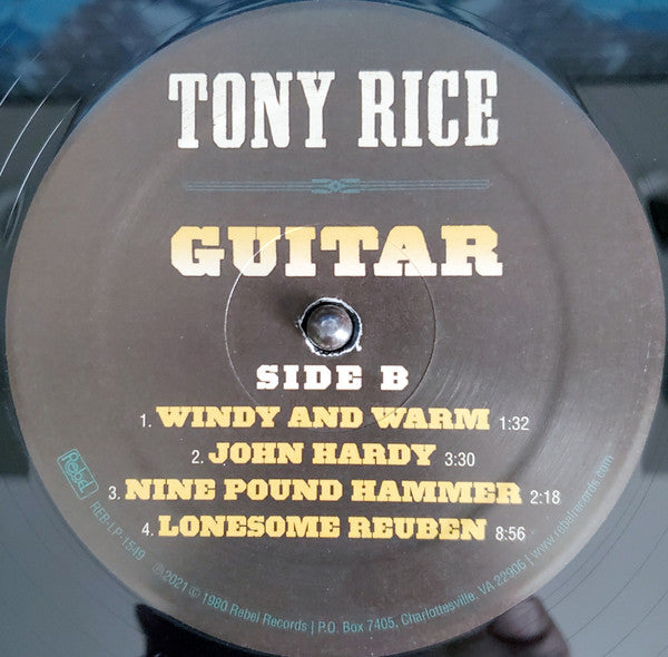 Tony Rice : Guitar (LP, Album, RE, RM)