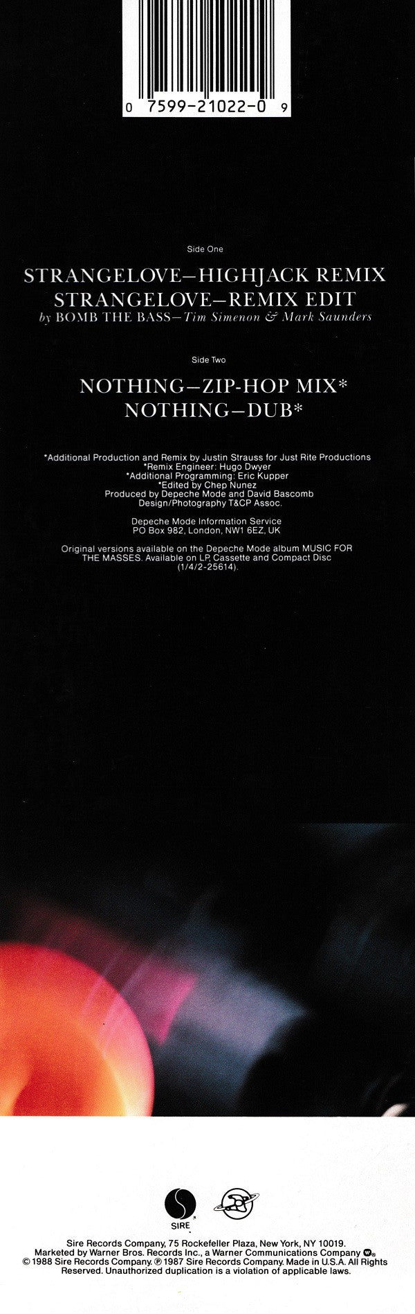 Depeche Mode : Strangelove (12", Maxi)