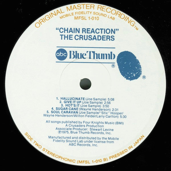 The Crusaders : Chain Reaction (LP, Album, Ltd, RE, RM, Gat)