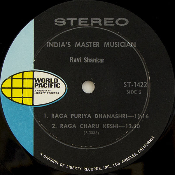 Ravi Shankar : India's Master Musician (LP, Album, RP, Roc)