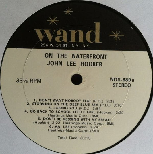 John Lee Hooker : On The Waterfront (LP, Album, Ste)