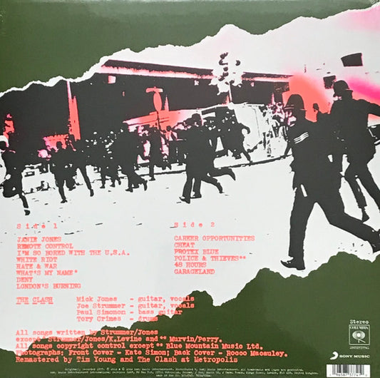 The Clash : The Clash (LP, Album, Ltd, RE, Pin)