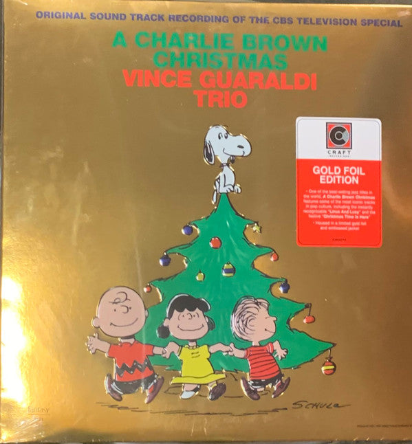 Vince Guaraldi Trio : A Charlie Brown Christmas (LP, Album, Ltd, RE, Gol)