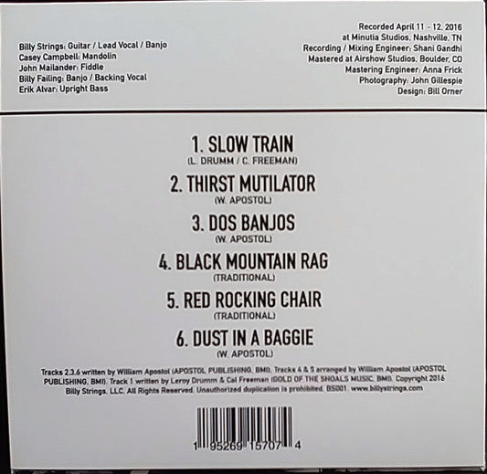 Billy Strings : Billy Strings EP (CD, EP, RE)
