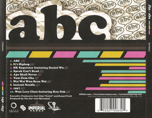 Jin : ABC (CD, Album)