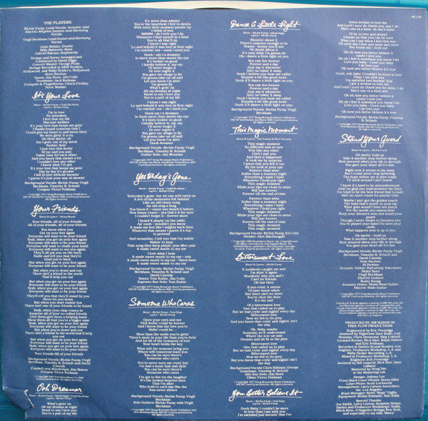 Richie Furay : Dance A Little Light (LP, Album, Ric)