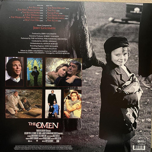 Jerry Goldsmith , Conducted By Lionel Newman : The Omen (Original Motion Picture Soundtrack) (LP, Album, RE, S/Edition, Blo)