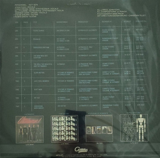 Ultravox : Three Into One (LP, Comp, Kee)