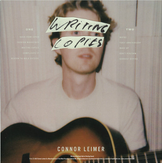 Connor Leimer : Writing Copies (LP, Album, 180)