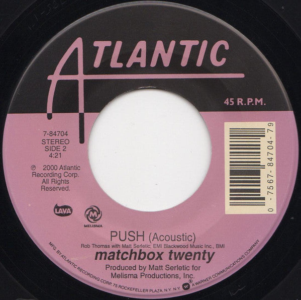 Matchbox Twenty : Bent (7", Single)
