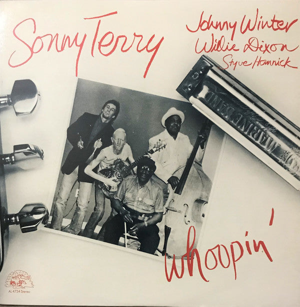 Sonny Terry, Johnny Winter, Willie Dixon, Styve Homnick : Whoopin' (LP, Album, RE)