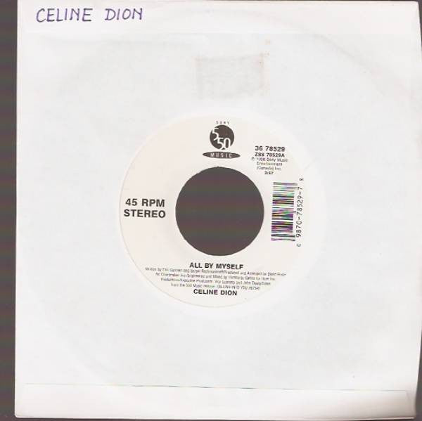 Celine Dion* : All By Myself (7", Single)