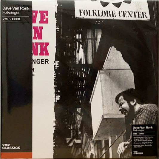 Dave Van Ronk : Folksinger (LP, Album, Mono, Club, RE, RM, 180)