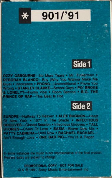 Various : Epic Audio Buyways 901/'91 (Cass, Promo, Smplr)
