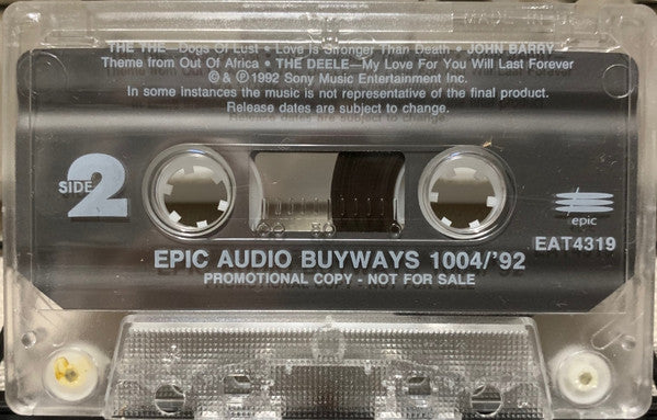Various : Epic Audio Buyways 1004/'92 (Cass, Promo, Smplr)