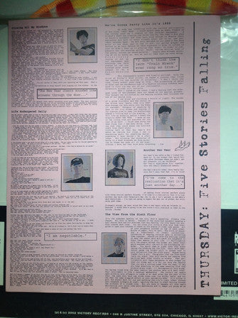 Thursday : Five Stories Falling (12", S/Sided, EP, Ltd, Num, Cle)