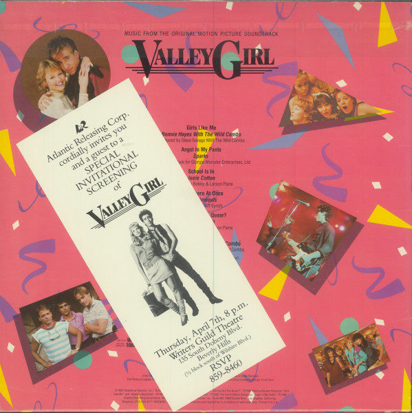 Various : The Best Of Valley Girl (Music From The Original Motion Picture Soundtrack) (LP, MiniAlbum, Comp)