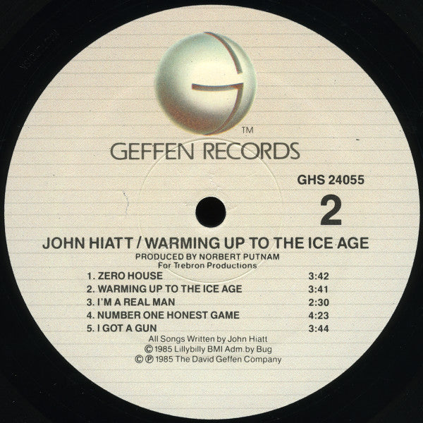 John Hiatt : Warming Up To The Ice Age (LP, Album, Spe)