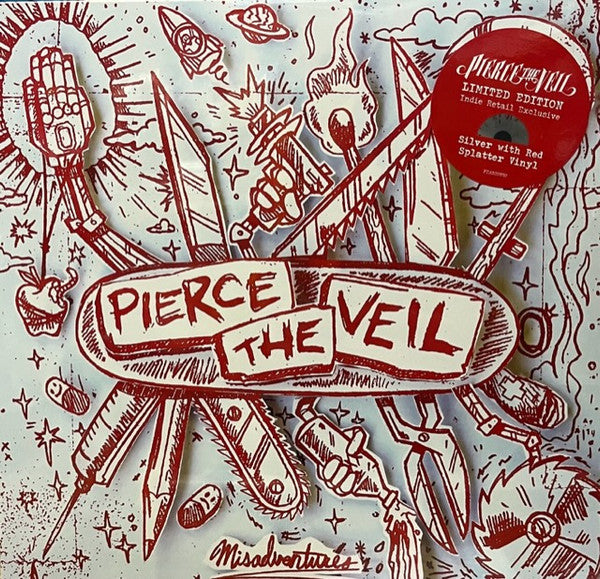 Pierce The Veil : Misadventures (LP, Album, Ltd, RP, Sil)