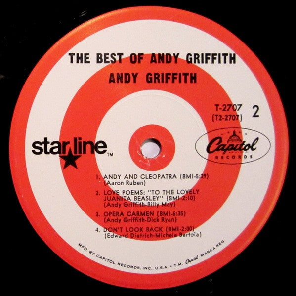 Andy Griffith : The Best Of Andy Griffith: A Program Of His Greatest Comedy Hits (LP, Comp)