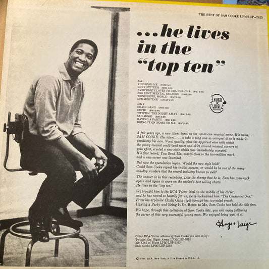 Sam Cooke : The Best Of Sam Cooke (LP, Comp, RE, Ind)