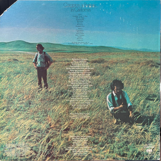 Compton & Batteau : In California (LP, Album, Pit)