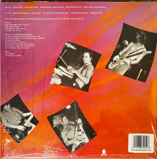 NOFX : S & M Airlines (LP, Album, Ltd, RE, RP, Ora)