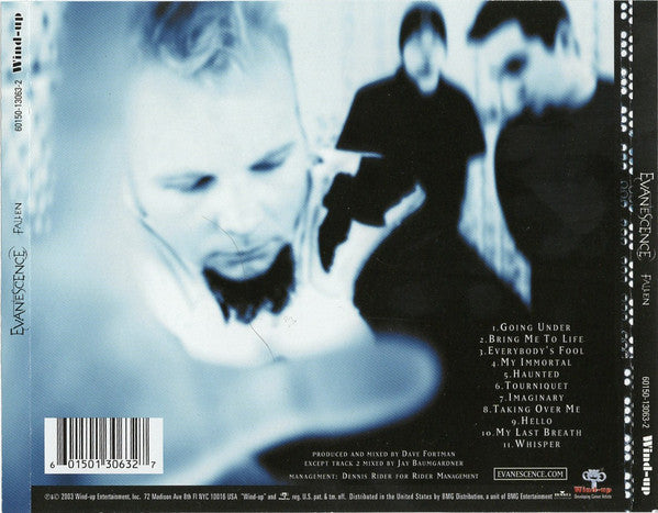 Evanescence : Fallen (CD, Album, RE, Ter)
