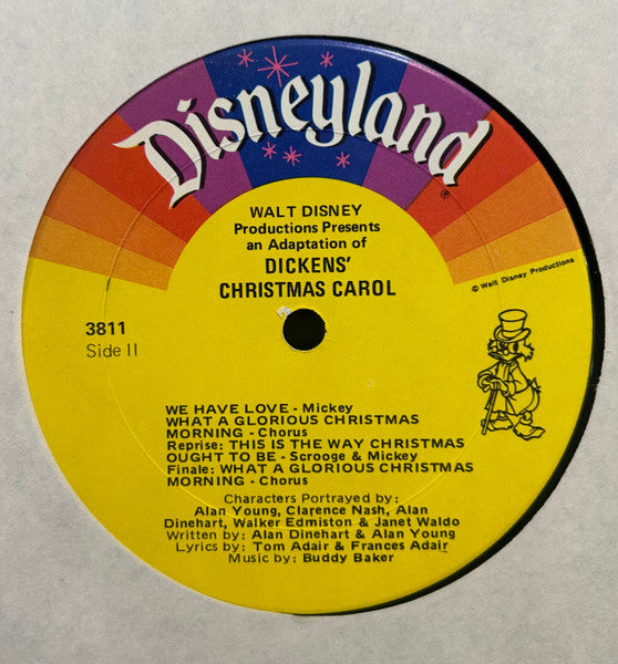 The Walt Disney Players, Charles Dickens (2) : An Adaptation Of Dickens' Christmas Carol (LP, Album, RP)