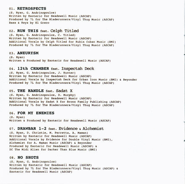 7L & Esoteric : 1212 (CD, Album)