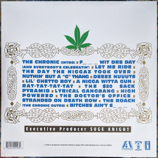 Dr. Dre : The Chronic (2xLP, Album, RE)