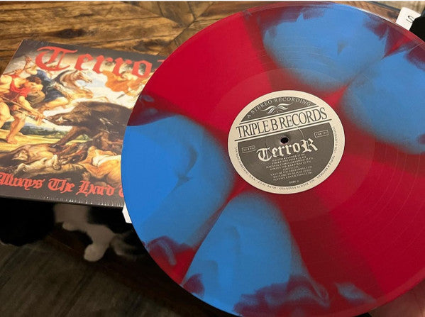 Terror (3) : Always The Hard Way (LP, Album, RE, Red)