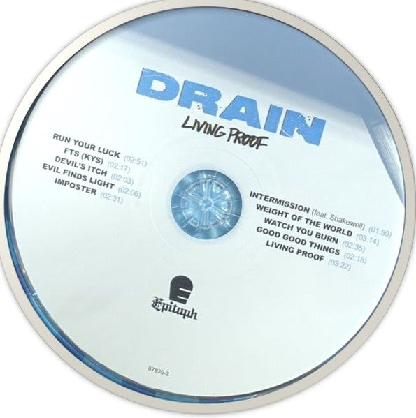 Drain (17) : Living Proof (CD, Album)
