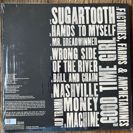 Myron Elkins : Factories, Farms & Amphetamines (LP, Album)