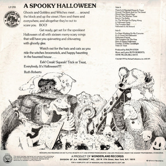 The Wonderland Singers : Spooky Halloween (LP, Album)