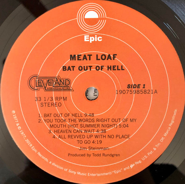 Meat Loaf : Bat Out Of Hell (LP, Album, RE)