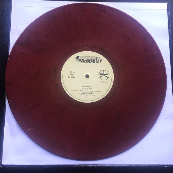 Sodom, Hellhammer (2) : In The Sign Of Evil / Apocalyptic Raids (LP, Unofficial, Red)