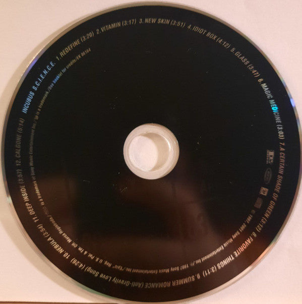 Incubus (2) : S.C.I.E.N.C.E. (CD, Album, RE, Arv)