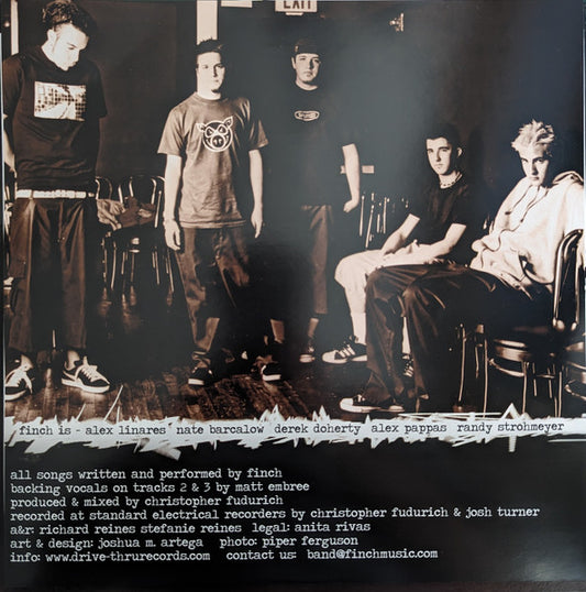 Finch (2) : Falling Into Place (LP, S/Sided, EP, Whi)