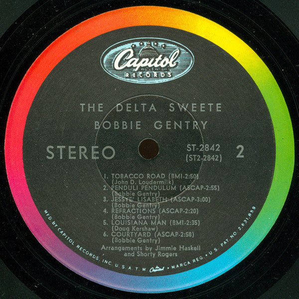 Bobbie Gentry : The Delta Sweete (LP, Album, Scr)